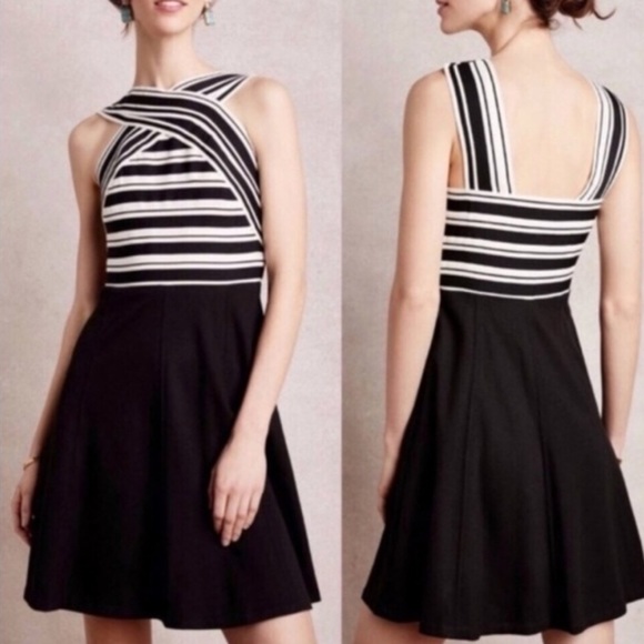 Anthropologie Maeve Crosswise Dress Size 4 - Picture 2 of 5